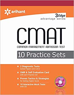 Arihant 3 Edge Advantage Series CMAT 10 Practice Sets